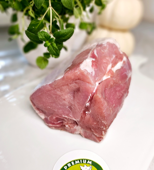 Schab wieprzowy z kością ze świni Złotnickiej, cały element ok 1 kg