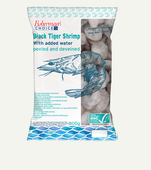 ASC Krewetka Black Tiger 16/20 obrana i oczyszczona 800g