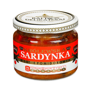 Królewska Sardynka w Sosie Pomidorowym 280g