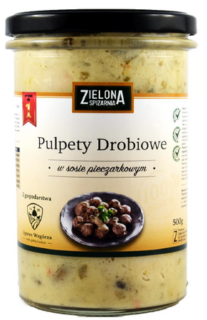 Pulpety drobiowe w sosie pieczarkowym  500g