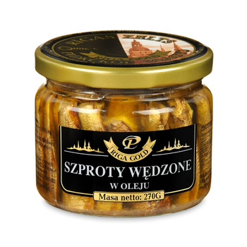 Książęce Szproty Wędzone w Oleju 270g