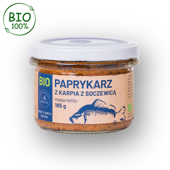 Bio paprykarz z karpia z soczewicą