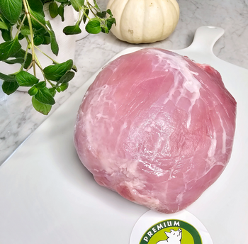 Szynka wieprzowa typu kulka  ze świni Złotnickiej, ok 800g-1.2kg cały element