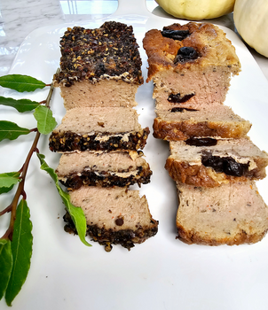 Zestaw pasztetów wieprzowych