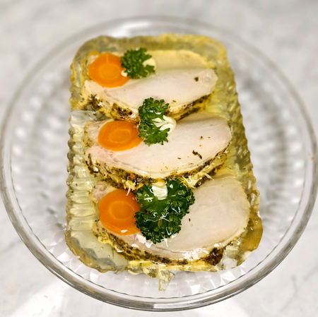 Pieczony schab po Warszawsku w galarecie, 3 porcje ok 540g