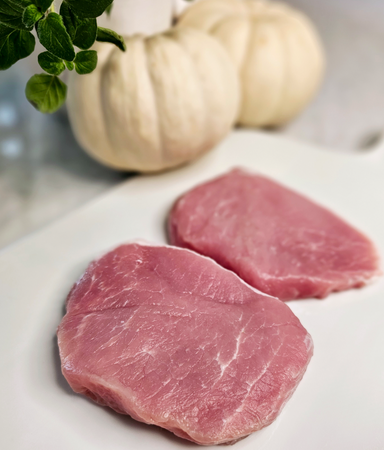 Schab wieprzowy bez kości ze świni Złotnickiej cały element ok 1kg vacum