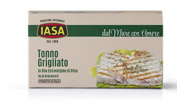 Grillowany tuńczyk w oliwie z oliwek extra vergine BIO 145g