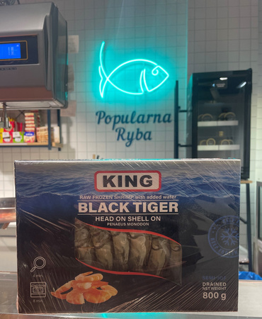 Krewetka Black Tiger Cała 13/15