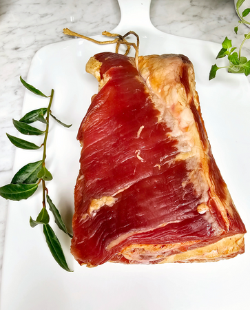 Złotnicki boczek wędzony na zimno ok 400g