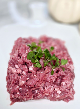 Mięso mielone wieprzowe ze świni Złotnickiej ( łopatka wieprzowa) 1 kg ( 2x 500g) vacum