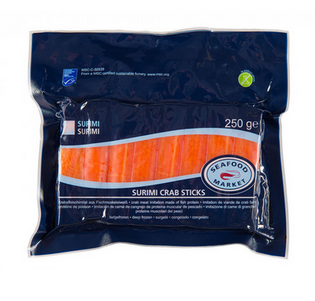 MSC Surimi Crab Sticks 77 mm op 250g ( 16 szt) 