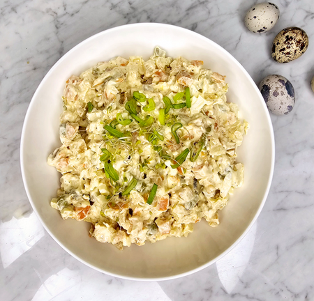 Sałatka jarzynowa z ziemniakami i pietruszką op 500g