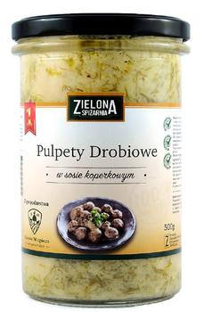 Pulpety drobiowe w sosie koperkowym
