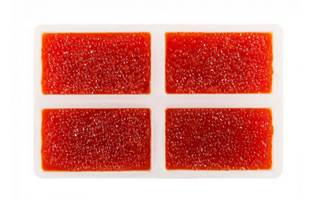 Ikura mrożona ikra łososia Keta, bez konserwantów tacka 250g x 4 szt , tacka 1 kg 