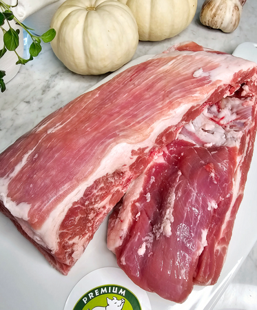 Żeberka wieprzowe ze świni Z łotnickiej, paski op ok 1 kg , vacum