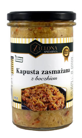 Kapusta zasmażana z boczkiem