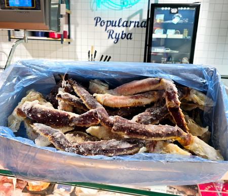 Pojedyńcze odnóża Czerwonego Kraba Królewskiego 1-1.3 kg, całe, surowe