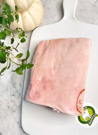 Złotnicki boczek bez kości ze skórą ok.1kg
