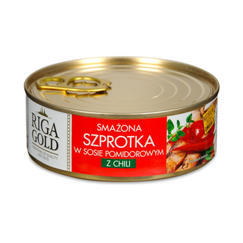 Smażona Szprotka w Sosie Pomidorowym z Chili 240g.