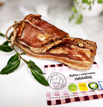 Złotnicki boczek parzony 1 szt ok 400g