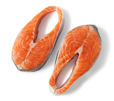 Świeże dzwonki z łososia z Wysp Owczych,  3-4 sztuki po ok 250-300 g sztuka 