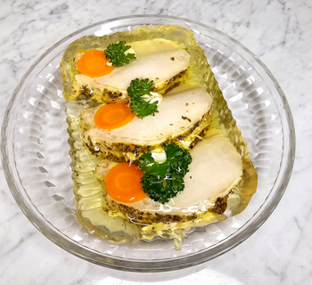 Pieczony schab po Warszawsku w galarecie, 3 porcje ok 540g