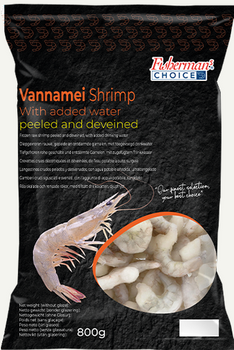 Krewetka Vannamei P&D 13/15 IQF 80%, obrane i oczyszczone ogony krewetki