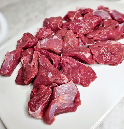 Mięso jagnięce gulaszowe z Lipowego Wzgórza op 500g vacum