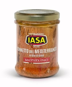 Tonnetto – mały tuńczyk śródziemnomorski w oliwie z oliwek, słoik 200g