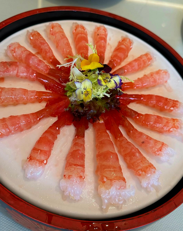 Ama Ebi coldwater shrimps  30 szt, 120g tacka