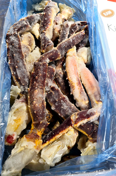 Pojedyńcze odnóża Czerwonego Kraba Królewskiego 1-1.3 kg, całe, surowe