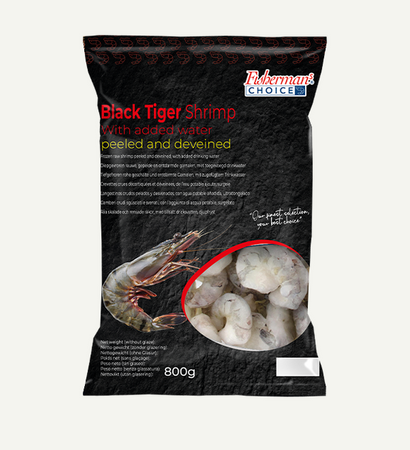 Krewetka Black Tiger 16/20 obrana i oczyszczona 800g