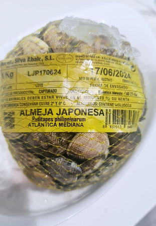 Małża Japońska, Almeja Japonesa, Vongole Verace, siatka 1kg