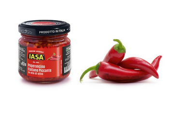 Ostra Włoska Papryczka Chilli w Oliwie z Oliwek 100 g
