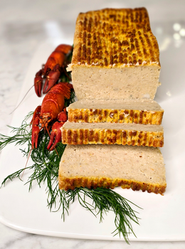 Pasztet z sandacza z krewetkami