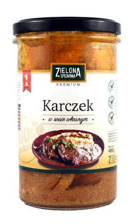 Karczek w sosie własnym 480g