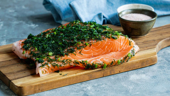 Gravlax z Koperkiem