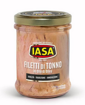 Filety z tuńczyka żółtopłetwego w oliwie z oliwek, słoik 300g