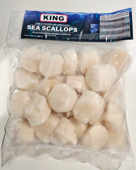 Przegrzebek IQF MSC USA 10/20 | 1kg 80% NW, worek