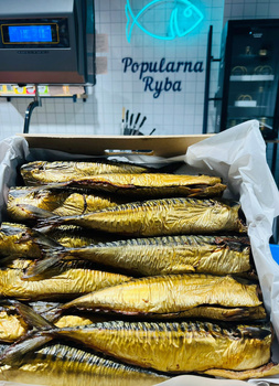 Makrela tuszka bez głowy wędzona na gorąco 