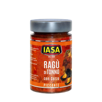 Sos pomidorowy z tuńczykiem i małżami, słoik 200g