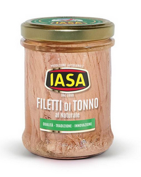 Filety z tuńczyka żółtopłetwego w zalewie naturalnej, słoik 200g