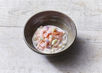 Krewetki Camarones z warzywami w lekkim dressingu -Blankeneser Shrimpstopf 