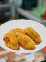 Kotlety ziemniaczane z pieczarkami