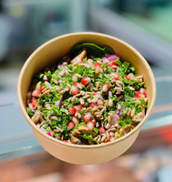 Kaszotto z łososiem  Atlantyckim i warzywami