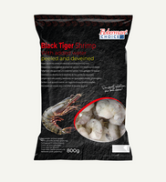 Krewetka Black Tiger 16/20 obrana i oczyszczona z ogonkiem 800g