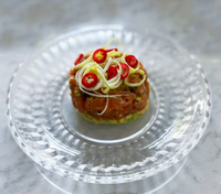 Tatar z Łososia z Kolendrą i Limonką 