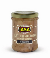  Filety z czerwonego tuńczyka śródziemnomorskiego w oliwie z oliwek, słoik 200g