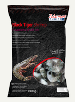 Krewetka Black Tiger 16/20 bez głowy w pancerzu