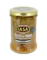 Tuńczyk żółtopłetwy w ekologicznej oliwie extra vergine BIO, słoik 300g